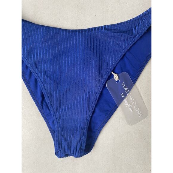 Kenny Flowers Swim Sporty Bikini Bottom Ribbed Capri Swimwear - Picture 4 of 11